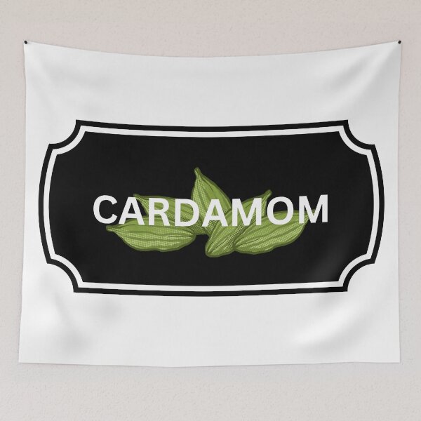 Item preview, Spices/Food Label - Cardamom designed and sold by ArtsyCity.