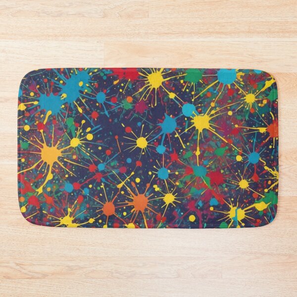 Item preview, Abstract Colorful Paintball Splatter Pattern designed and sold by calibrit.