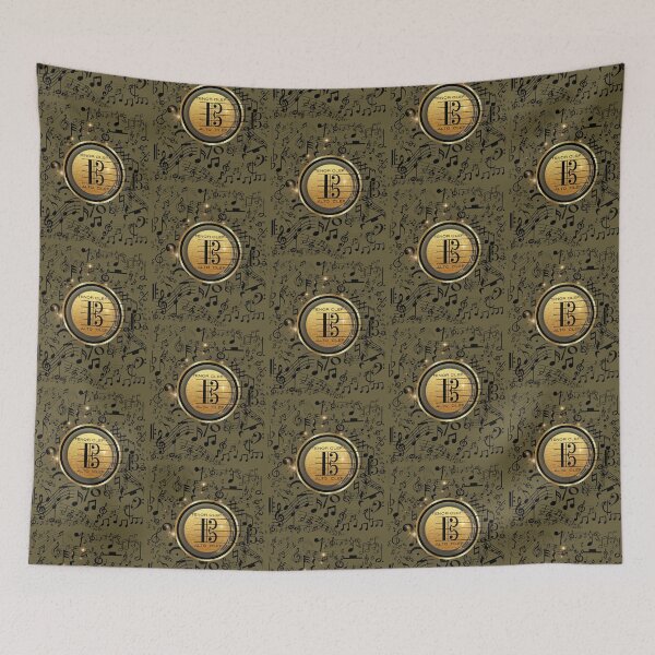 Item preview, Music Everywhere On Tenor/Alto Clef Original Graphic Artwork designed and sold by BrightrDayMusicArt.