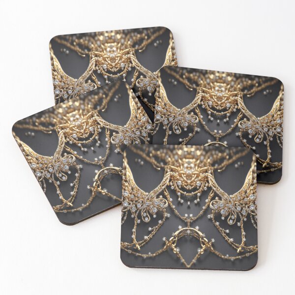 Item preview, collection jewelry necklace with luxurious gold and diamonds designed and sold by Carlos Gudino.