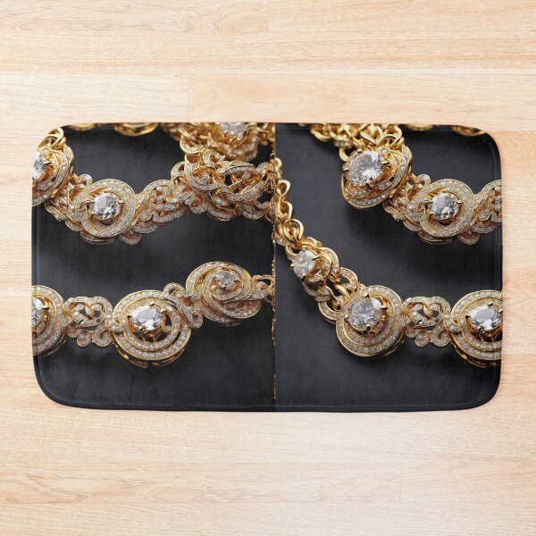 Artikelvorschau, Halskette mit luxuriösem Gold- und Diamantschmuck, Modekleidung entworfen und verkauft von Carlos Gudino.