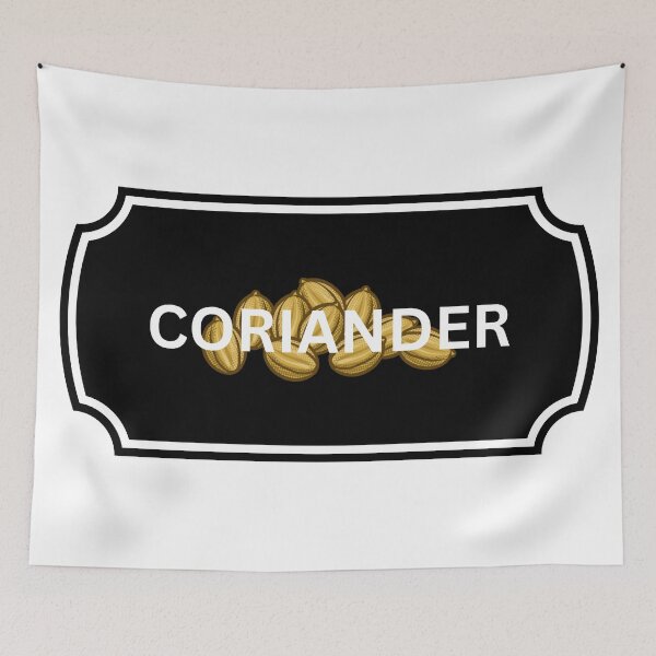 Item preview, Spices/Food Label - Coriander designed and sold by ArtsyCity.