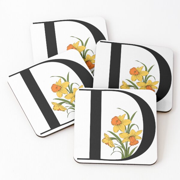 Item preview, D floral letter designed and sold by BroughtonSewing.