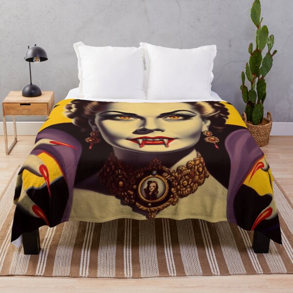 Item preview, Retro Vampire Woman designed and sold by PulpVintage.