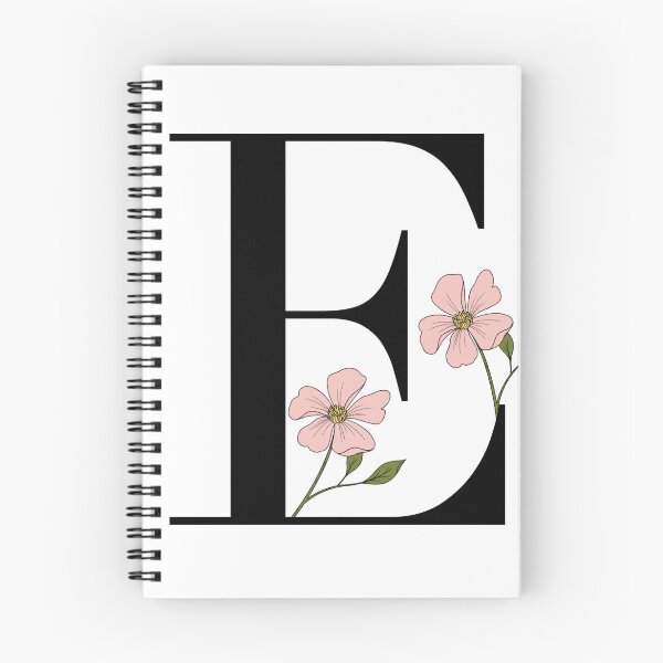 Artikelvorschau, Blumeninitiale „E“ entworfen und verkauft von BroughtonSewing.