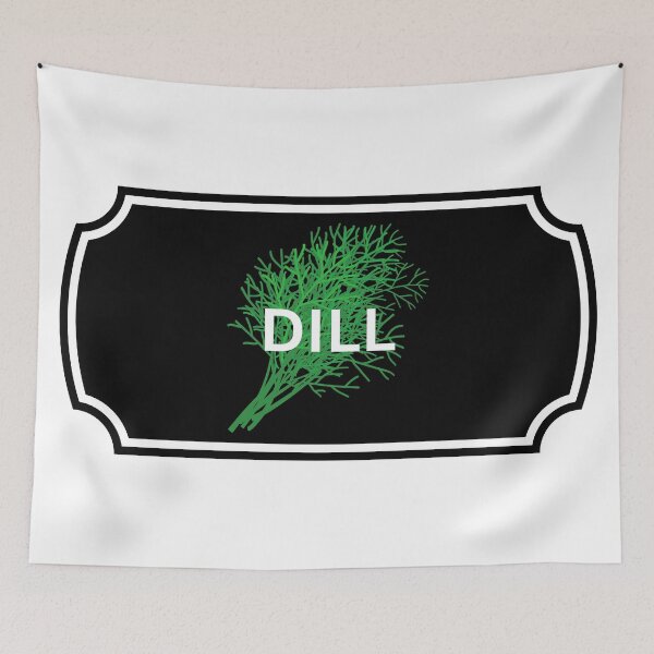 Item preview, Spices/Food Label - Dill designed and sold by ArtsyCity.