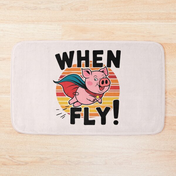 Item preview, When Pigs Fly Funny Design designed and sold by Jollys-ArtShop.