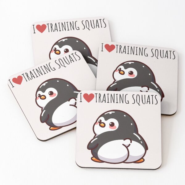 Item preview, Squats Penguin designed and sold by LemuellTrends.