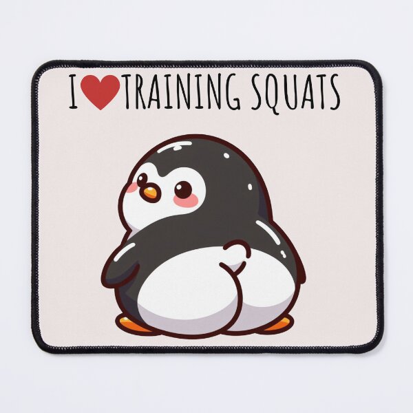 Item preview, Squats Penguin designed and sold by LemuellTrends.