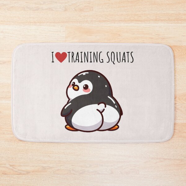 Item preview, Squats Penguin designed and sold by LemuellTrends.