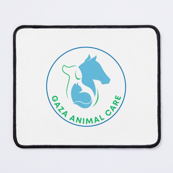 Item preview, Gaza Animal Care logo white variation designed and sold by GazaAnimalCare.