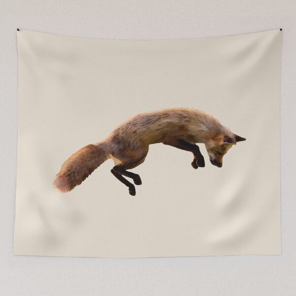 Item preview, Watercolor Fox jumping designed and sold by studioss76.