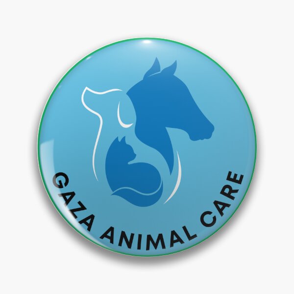 Item preview, Gaza Animal Care blue logo designed and sold by GazaAnimalCare.