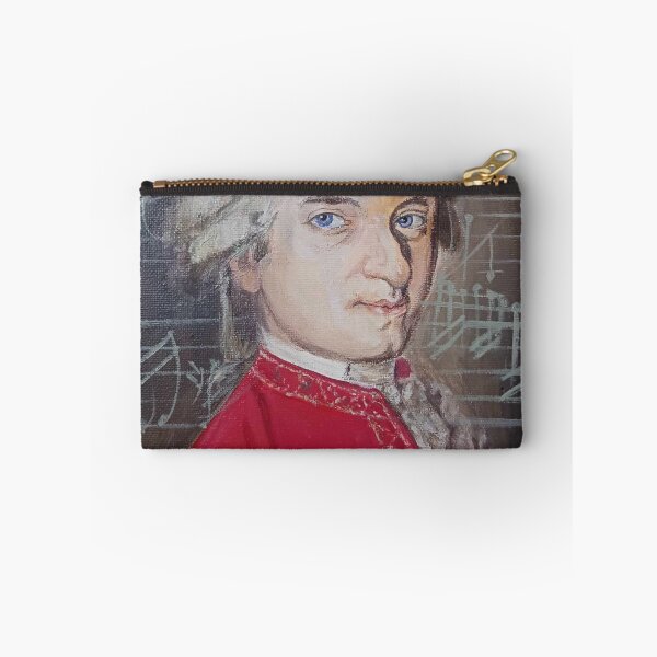 Item preview, Mozart with his music notes designed and sold by aprilwebbartist.