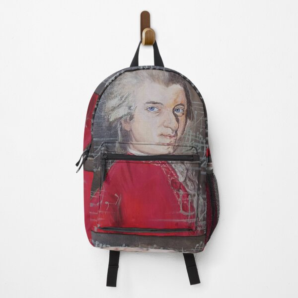 Item preview, Mozart with his music notes designed and sold by aprilwebbartist.