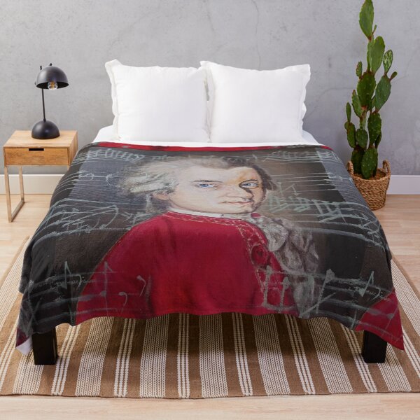 Item preview, Mozart with his music notes designed and sold by aprilwebbartist.