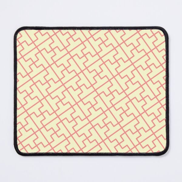 Item preview, Pink Connected Chinese Symbols Yellow Setting Seamless Design designed and sold by Alchemy-A-La-G.