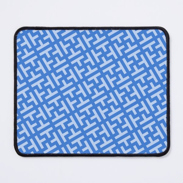 Item preview, Grey Connected Chinese Symbols Blue Setting Seamless Design designed and sold by Alchemy-A-La-G.