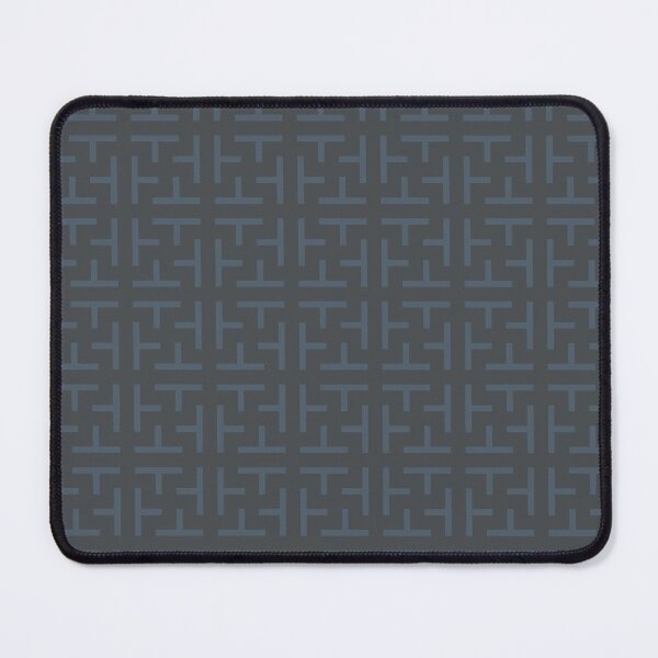 Item preview, Blue Connected Chinese Symbols Grey Setting Seamless Design designed and sold by Alchemy-A-La-G.