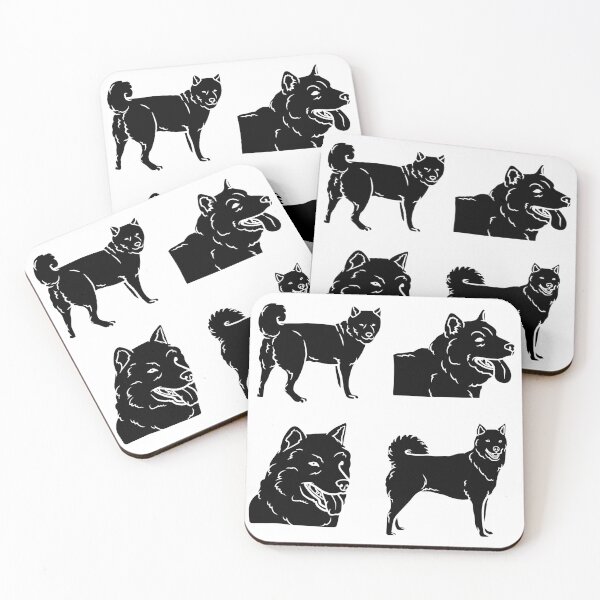 Item preview, Hokkaido Inu Dog Silhouettes designed and sold by TheAnimalZ00.