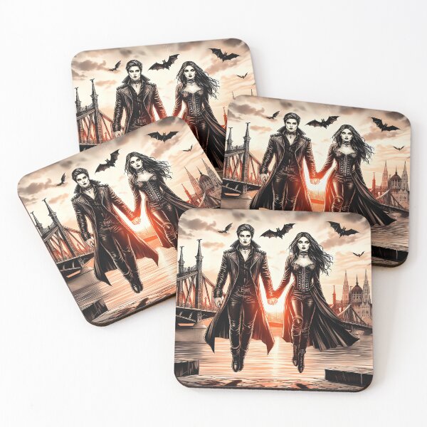Item preview,  Vampire  couple in Budapest designed and sold by GothicRubette.