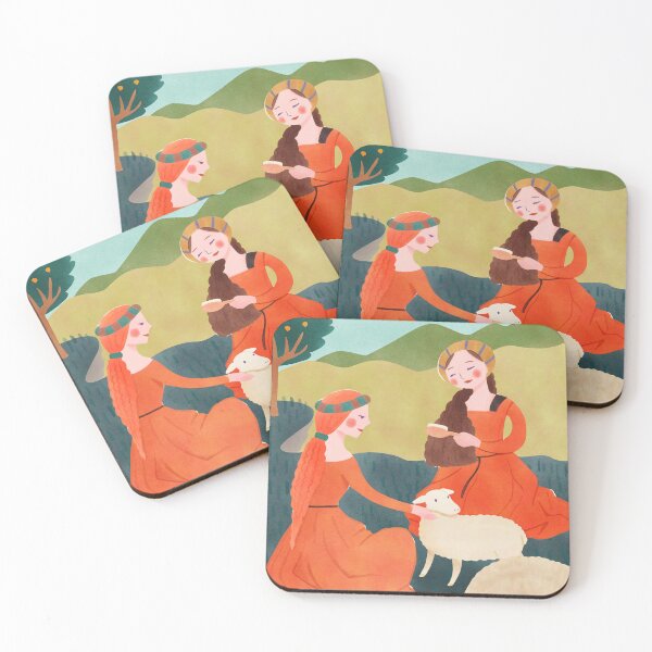 Item preview, Vintage Fantasy inspired Medieval Scene Illustration 4 designed and sold by MariOyama.