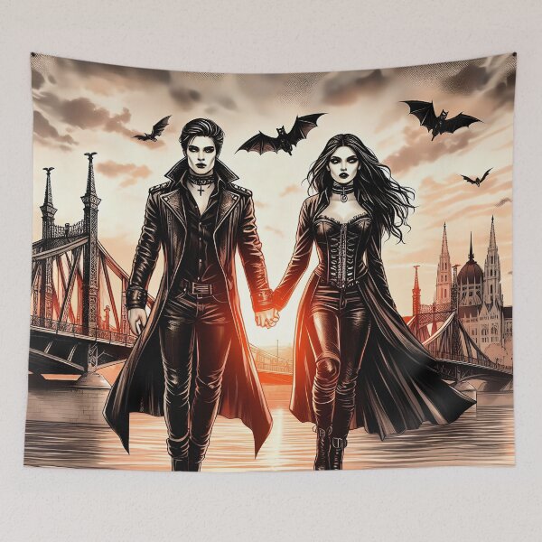 Item preview,  Vampire  couple in Budapest designed and sold by GothicRubette.