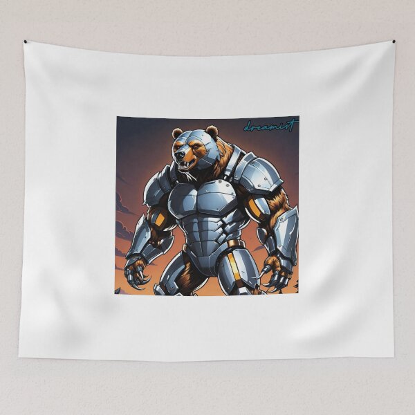 Item preview, Cyborg bear  designed and sold by DreamistStore.