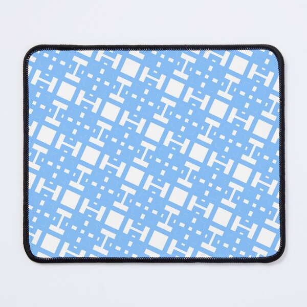 Item preview, White Rectangle Chinese Symbols Blue Setting Seamless Design designed and sold by Alchemy-A-La-G.
