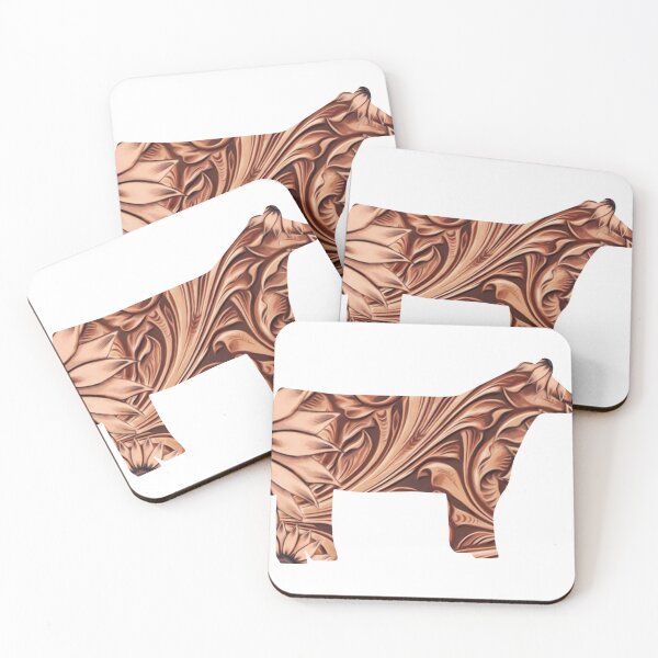 Item preview, Brown Tooled Leather Show Cattle designed and sold by mayceet.