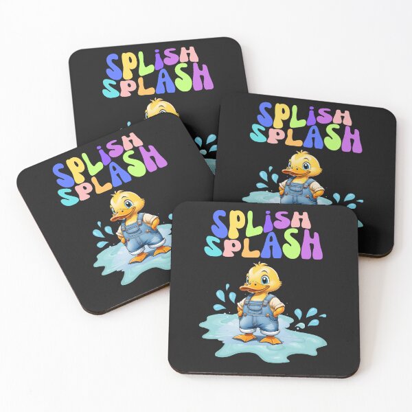 Item preview, Watercolor Duck Splish Splash designed and sold by AlienOccupation.