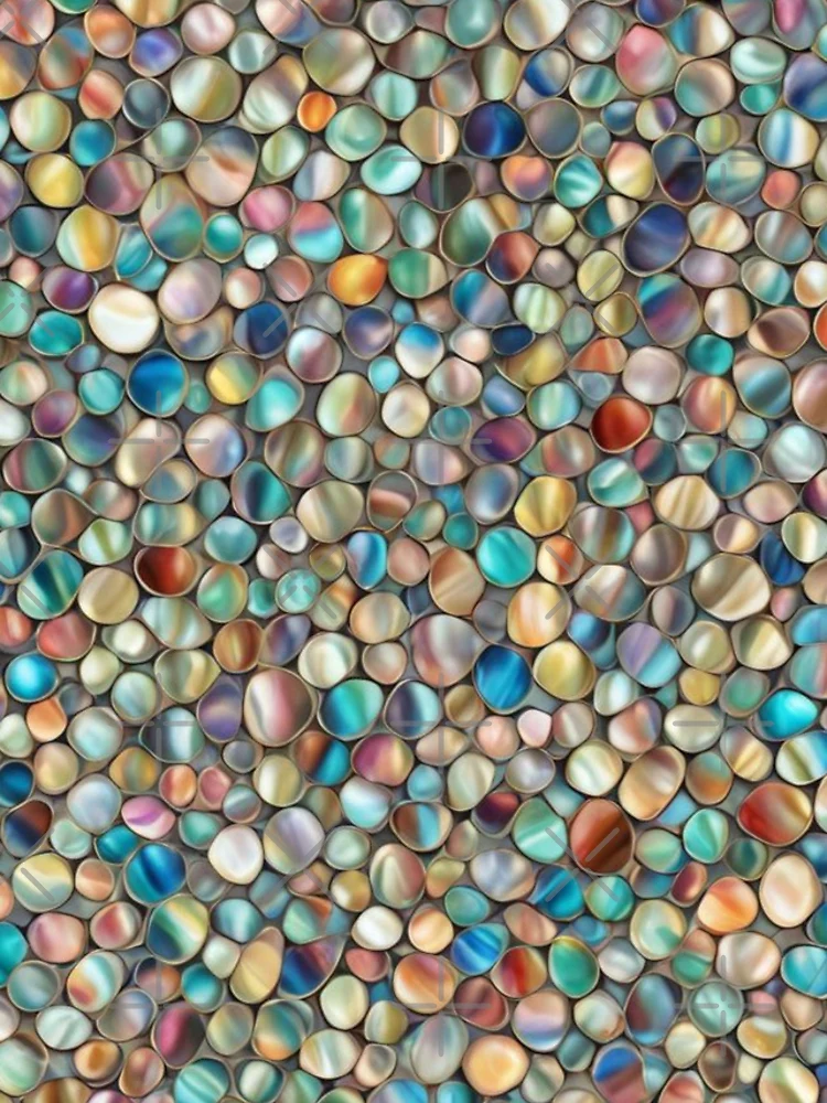 Thumbnail 4 of 4, iPhone Case, Abstract Colorful Rocks Pattern designed and sold by calibrit.