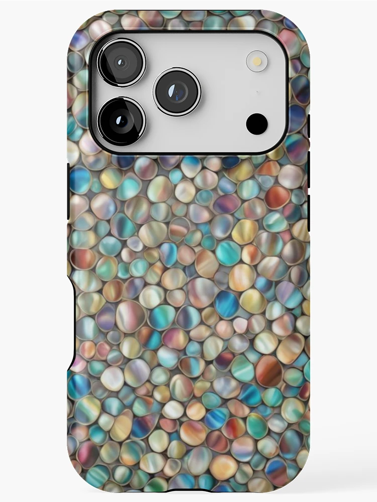 Thumbnail 1 of 4, iPhone Case, Abstract Colorful Rocks Pattern designed and sold by calibrit.