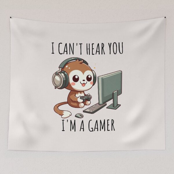 Item preview, Online Gaming Monkey designed and sold by LemuellTrends.