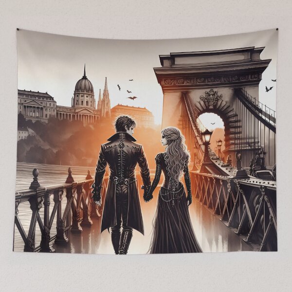 Item preview, Vampire  couple in Budapest designed and sold by GothicRubette.