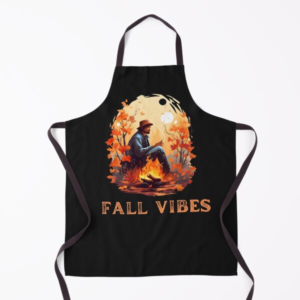 Item preview, Man Sitting Beside A Campfire Fall Vibes designed and sold by AlienOccupation.