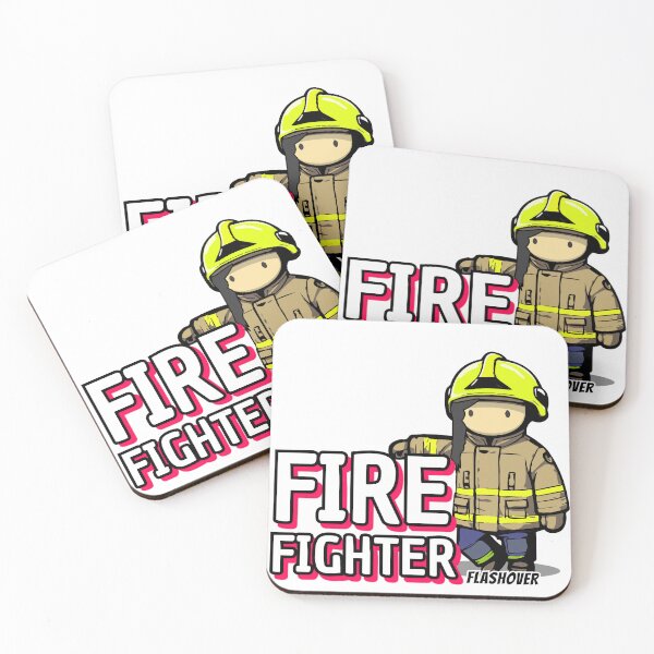 Item preview, Firefighter - Urban Female Dark Hair designed and sold by Flashover.