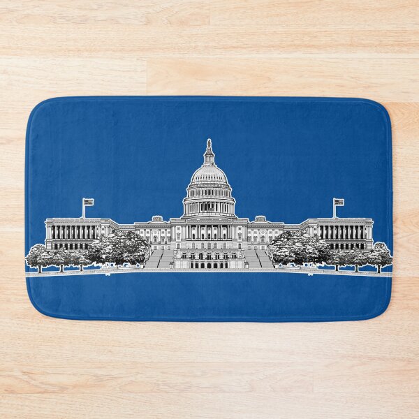 Item preview, United States U.S. Capitol Building Blue designed and sold by oz10.