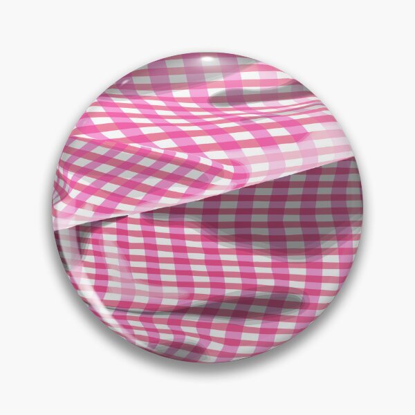 Item preview, Creased pink check pattern designed and sold by m-yoga-store.