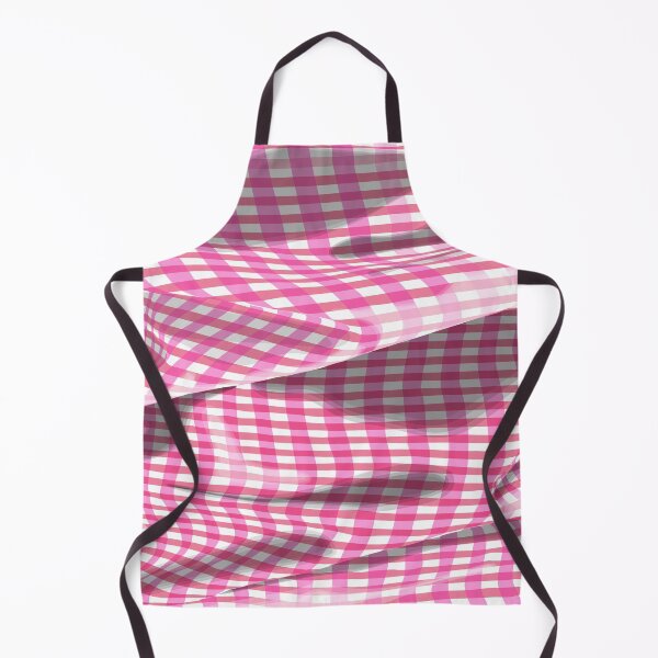 Item preview, Creased pink check pattern designed and sold by Whimsy Trail Co.