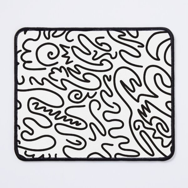 Item preview, Black & white squiggles designed and sold by Mychaela-Artist.