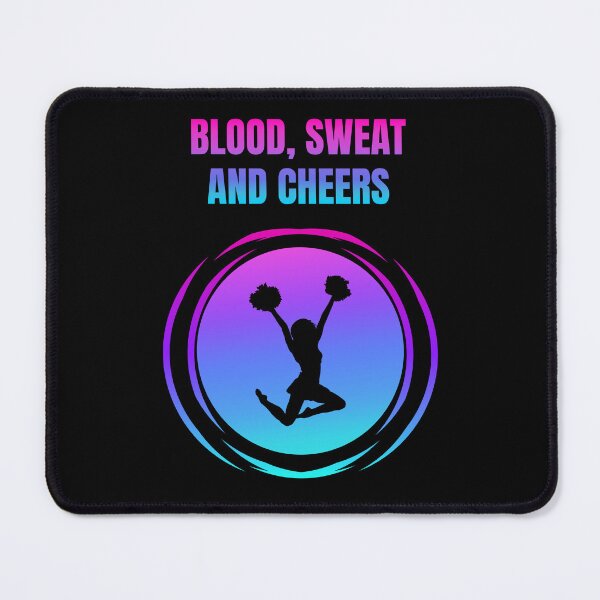 Item preview, Blood, Sweat And Cheers! Cheerleader With Pom Poms. designed and sold by Artography Designs.