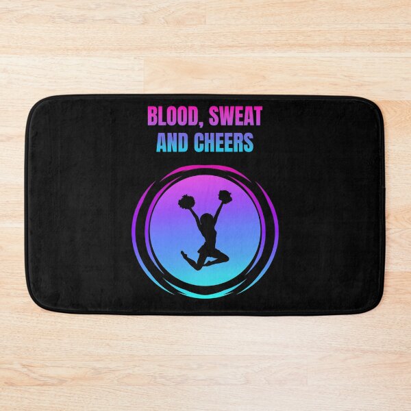 Item preview, Blood, Sweat And Cheers! Cheerleader With Pom Poms. designed and sold by Artography Designs.