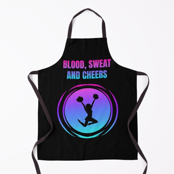 Item preview, Blood, Sweat And Cheers! Cheerleader With Pom Poms. designed and sold by Artography Designs.