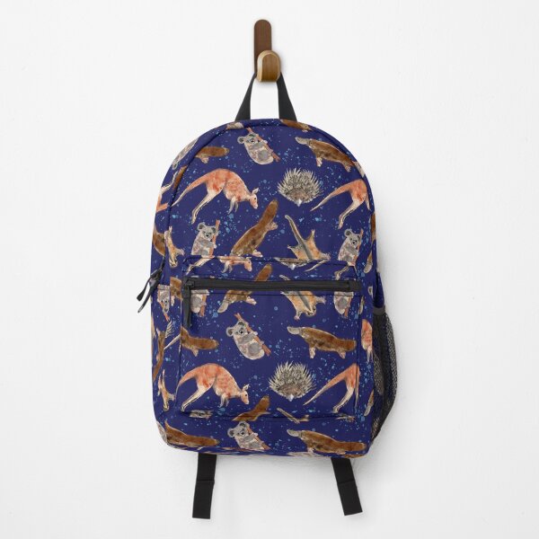 Item preview, Aussie Animals on navy designed and sold by elee.