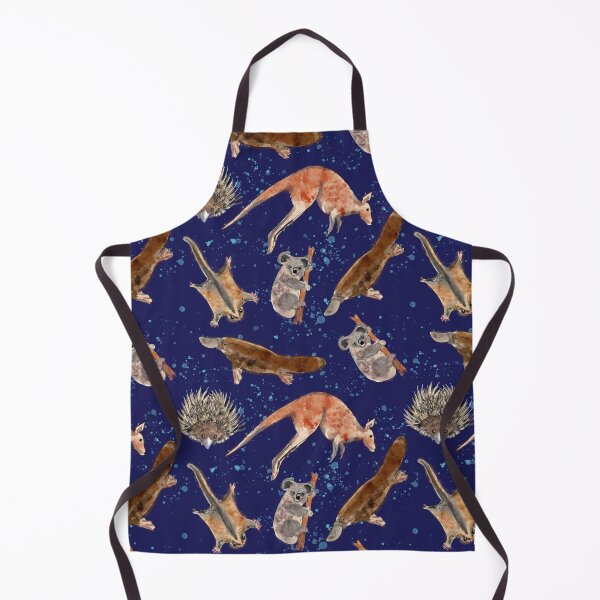 Item preview, Aussie Animals on navy designed and sold by elee.