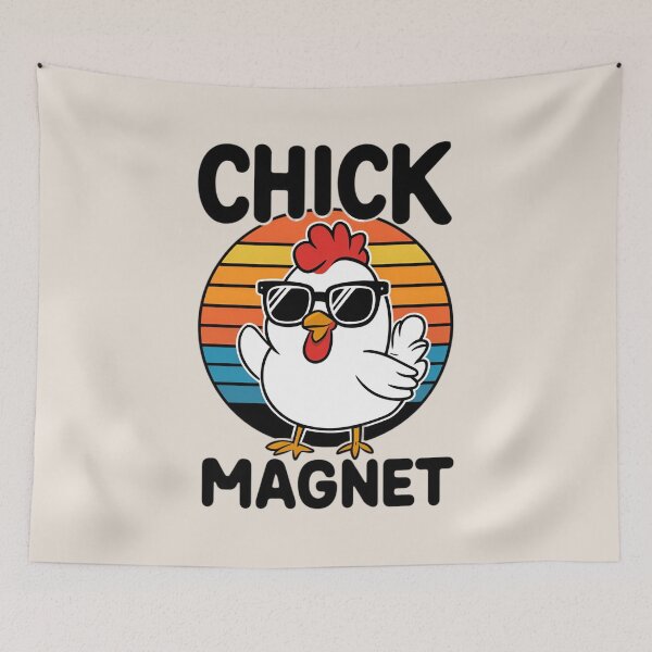 Item preview, Chick Magnet Funny Design designed and sold by Jollys-ArtShop.