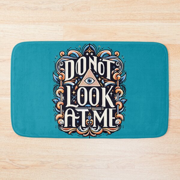 Item preview, Do Not Look at Me, typography designed and sold by maxmaj.