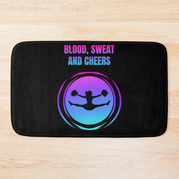 Item preview, Blood, Sweat And Cheers! Cheerleader With Pom Poms. designed and sold by Artography Designs.