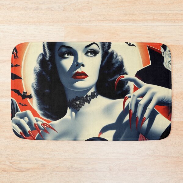 Aperçu de l'œuvre Femme vampire vintage créée et vendue par PulpVintage.